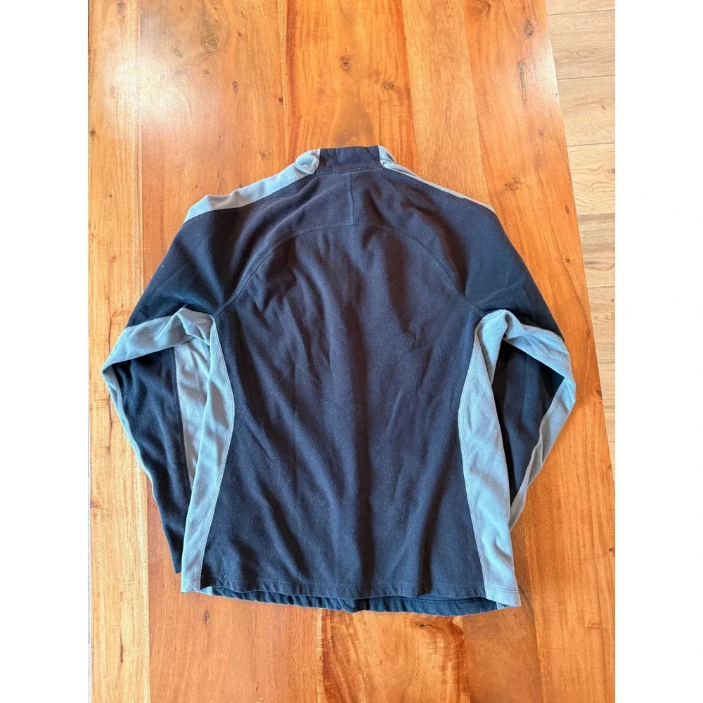 The North Face Men's Black/Gray‎ Fleece Full Zip Size S
